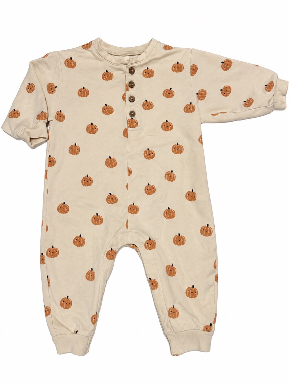 6-12M EUC Quincy Mae Pumpkin Onsie